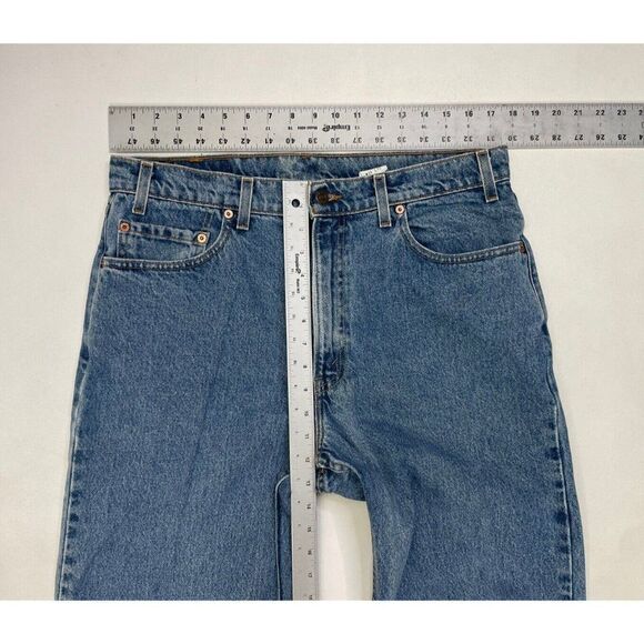 VINTAGE Levi's 550 Denim Jeans Men Size 34 X 31 Blue Tag Size 36 x 32 USA 90s - Picture 9 of 10